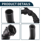 Radiator Hose Water Pipes for Audi A4 (1994–2000) No. 8D0121101AF Black