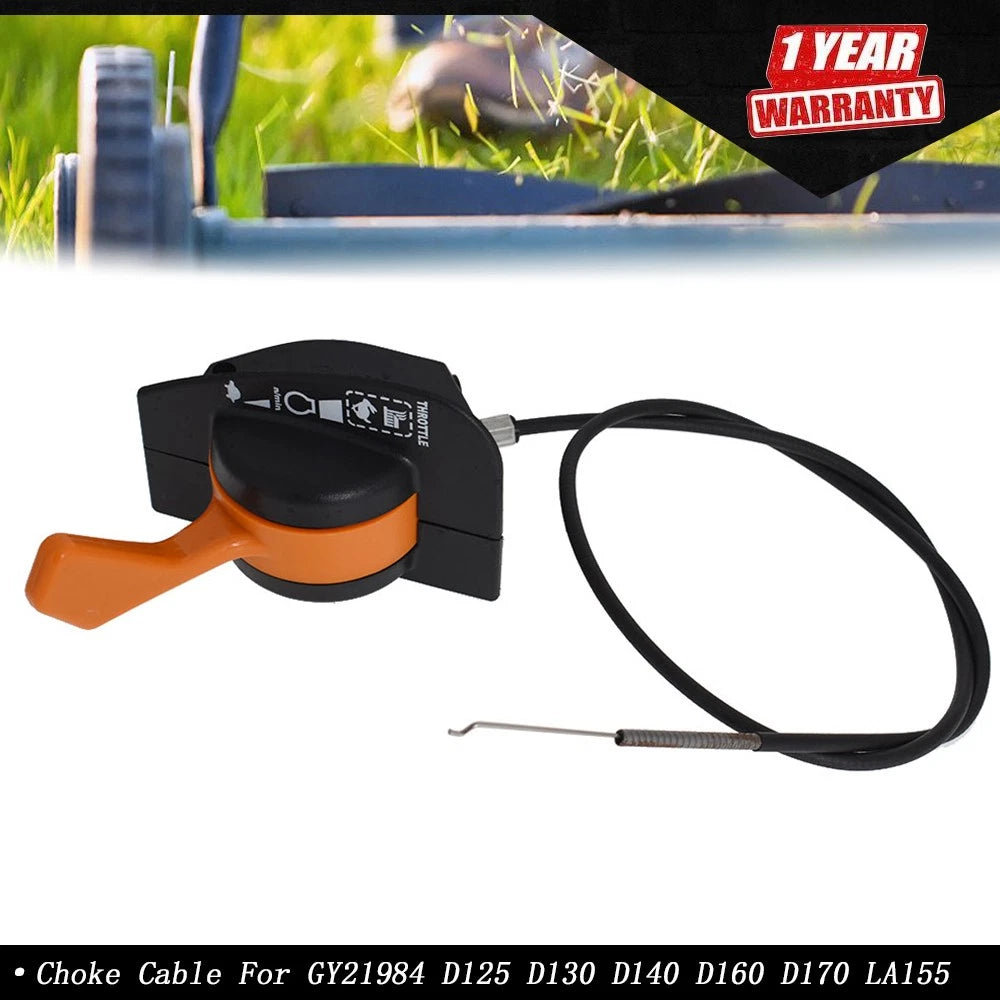 Throttle Choke Cable for John Deere GY21984 (D125-D170, LA155, X165)