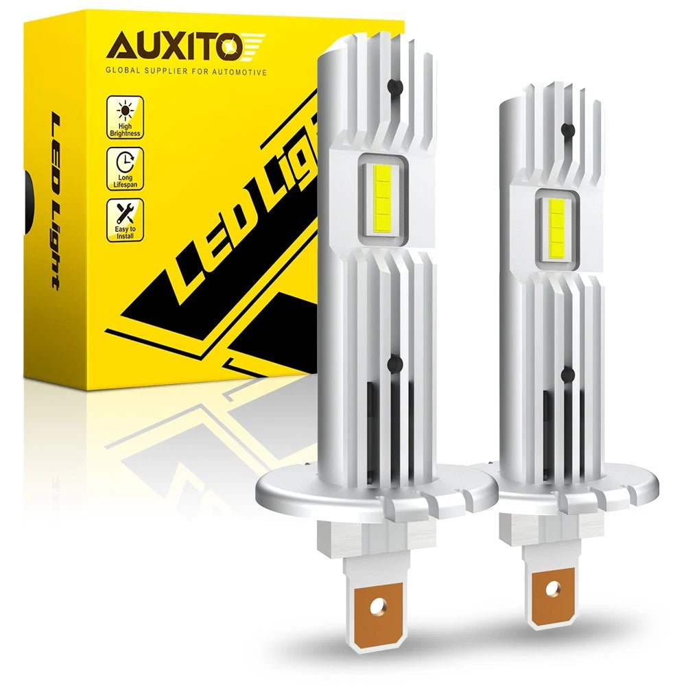 H1 LED Headlight Bulbs for AUXITO (6500K, 10000LM)