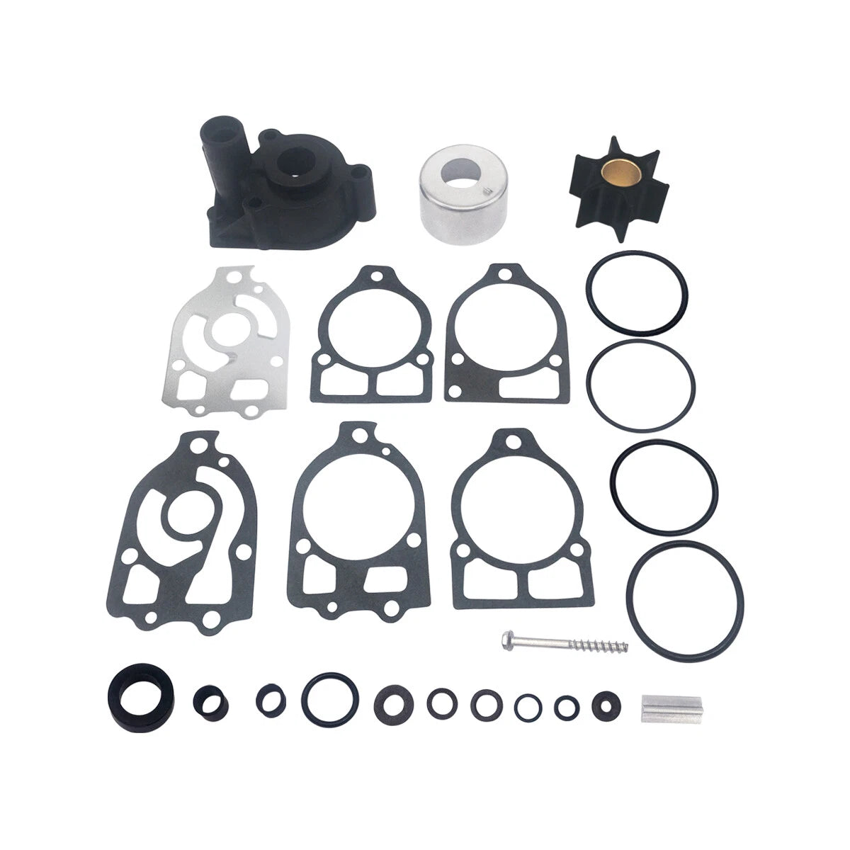Water Pump Impeller Repair Kit for Mercruiser Mercury 150/175/200HP (46-96148A8)