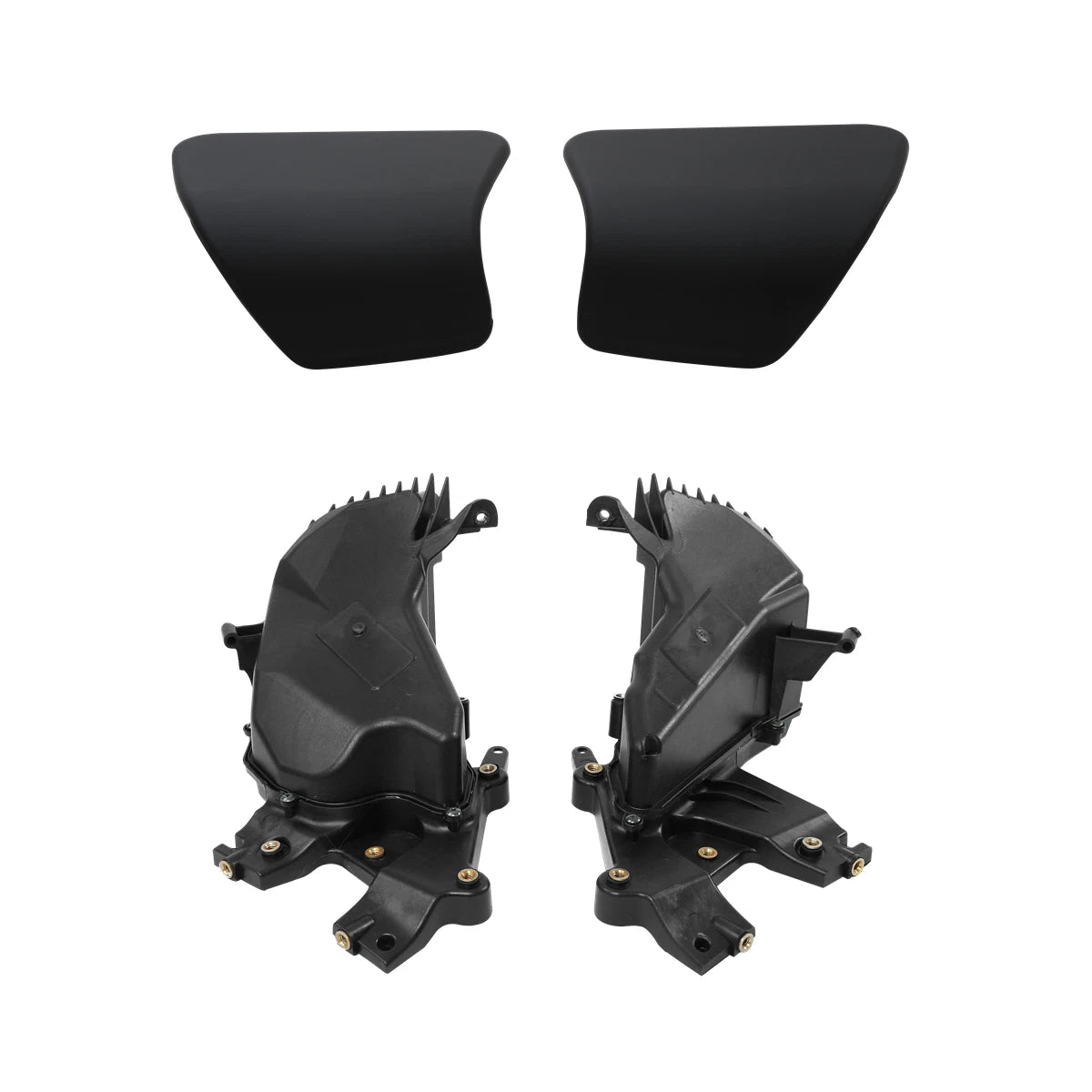 Black Fairings Storage Glove Boxes with Doors for Harley Touring Road Glide (2015–2023)
