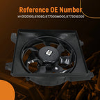 Electric Radiator Cooling Fan for Hyundai Accent L/SE 1.6L (2007–2011) 611080