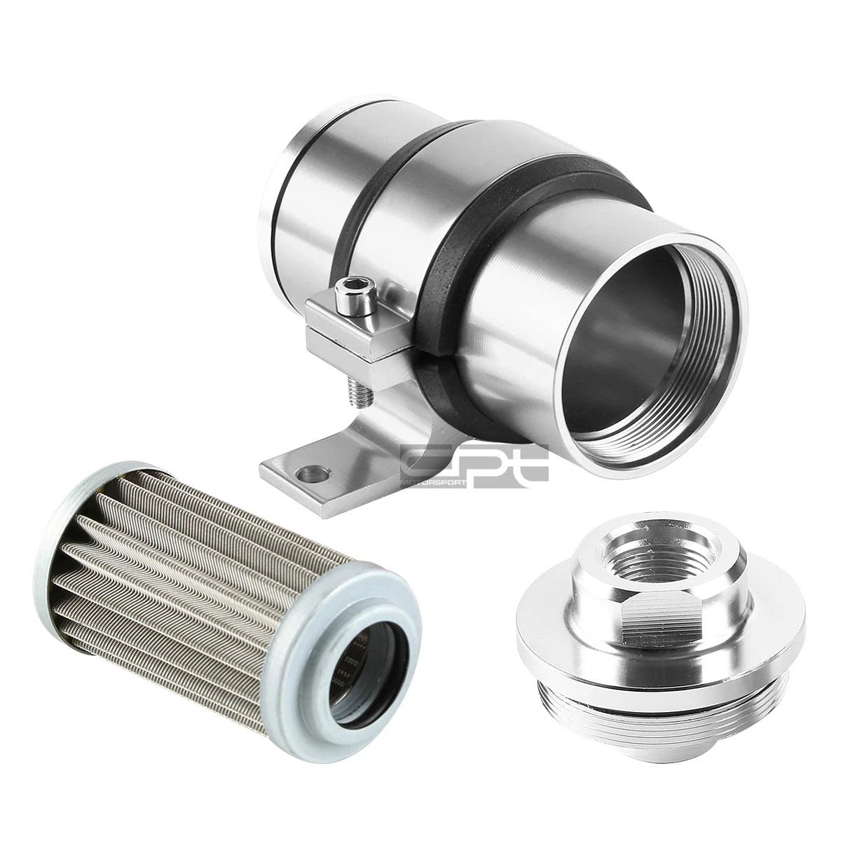 Inline Fuel/Oil Filter Set of 3 for AN6/AN8/AN10 (30 Micron, Aluminum)