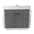 3-Row Aluminum Racing Radiator + Cooling Fan Shroud for Mustang/Falcon (1967–1970)