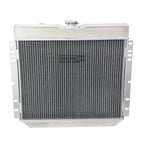 3-Row Aluminum Racing Radiator + Cooling Fan Shroud for Mustang/Falcon (1967–1970)