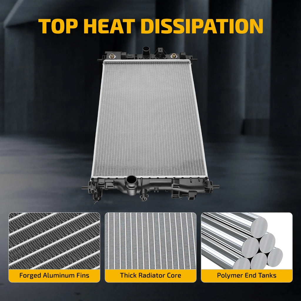 Radiator for Chevy Cruze 1.4L 1.8L (2010–2016) Aluminum
