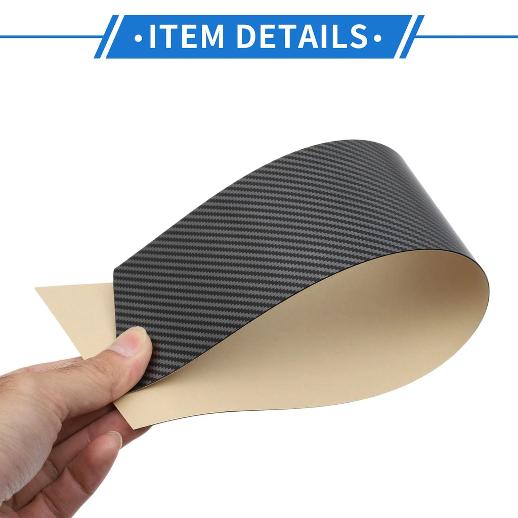 8pcs Door Pillar Window Trim for Hyundai Elantra (Carbon Fiber, Black)