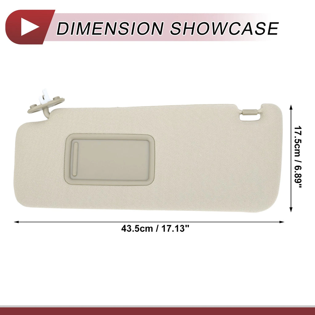 Car Sun Visor No. 74320-35A91-B1 for Toyota 4Runner (2010–2023) Left Driver Side