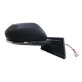 Replacement Textured Passenger Side Power Door Mirror w/o Blind Spot Detect