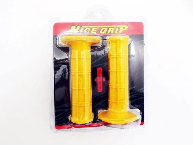 Yellow Hand Grip Set for Honda CR125  - Left & Right Pair