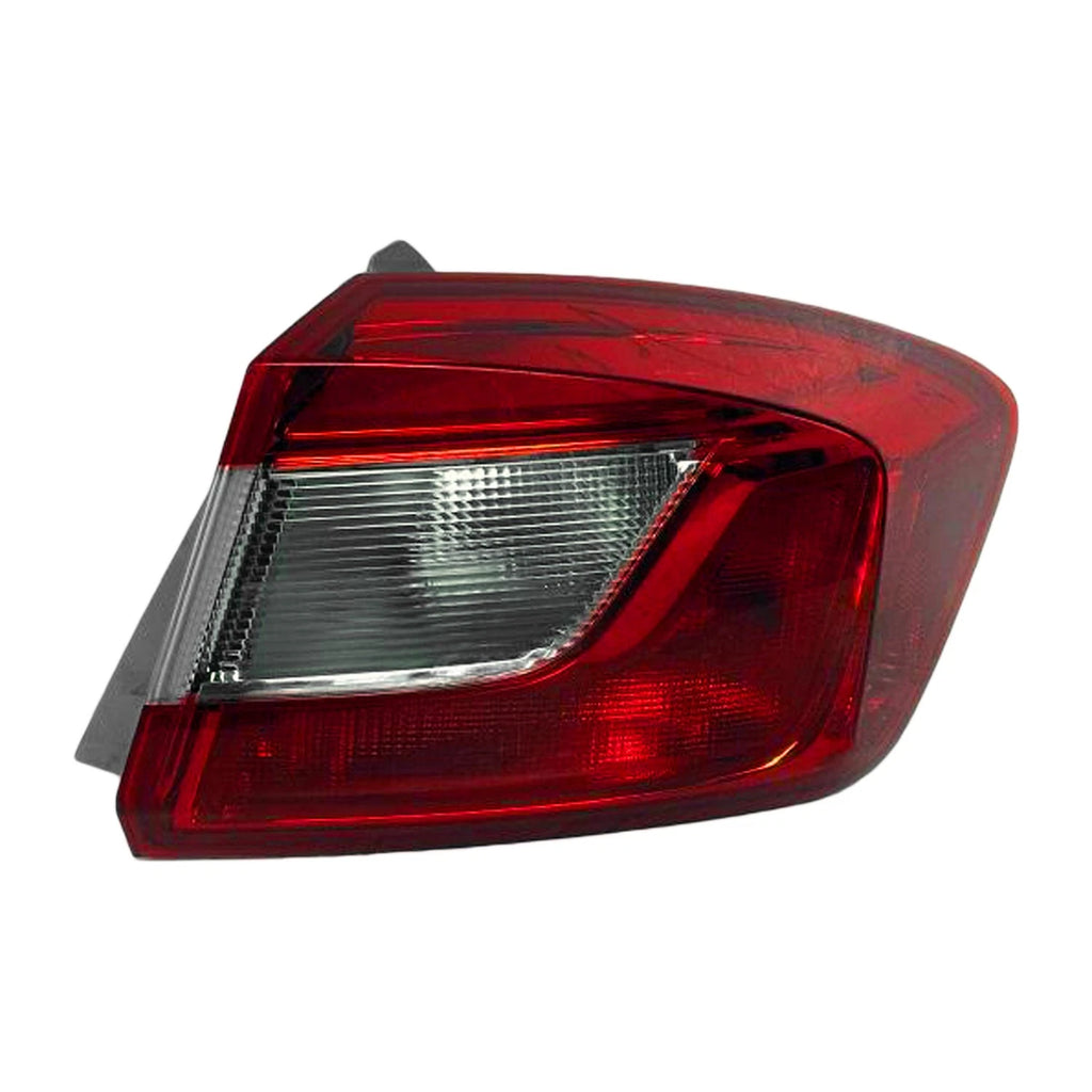 Replacement Passenger Side Outer Tail Light Assembly w/o LED Accent
