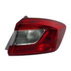 Replacement Passenger Side Outer Tail Light Assembly w/o LED Accent