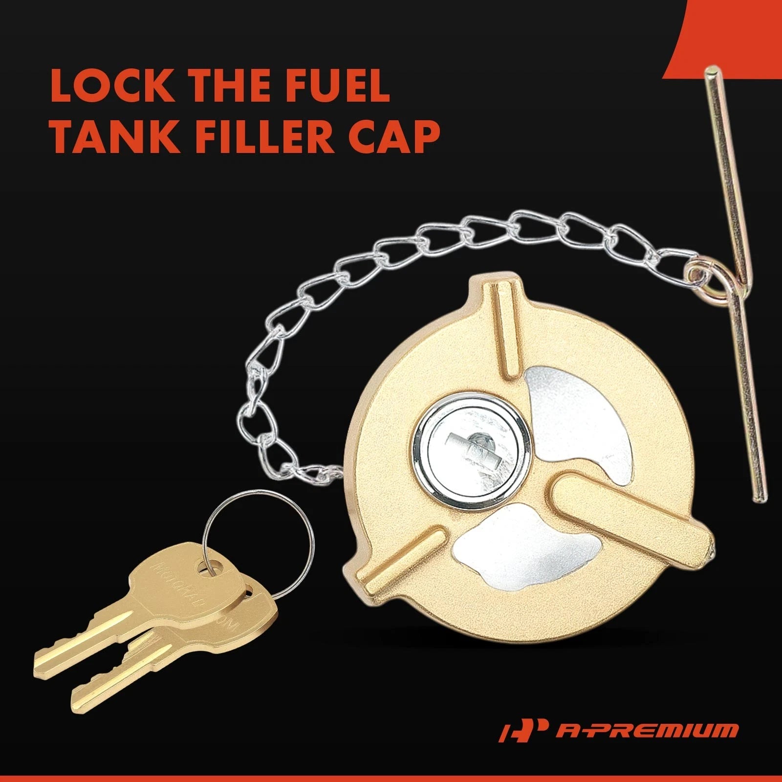 Locking Fuel Tank Cap with Keys for Ford C700 C800 (1980-1982)