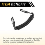 2X Roll Bar Grab Handles for Jeep Wrangler (2007–2018) - Black Oxford Cloth