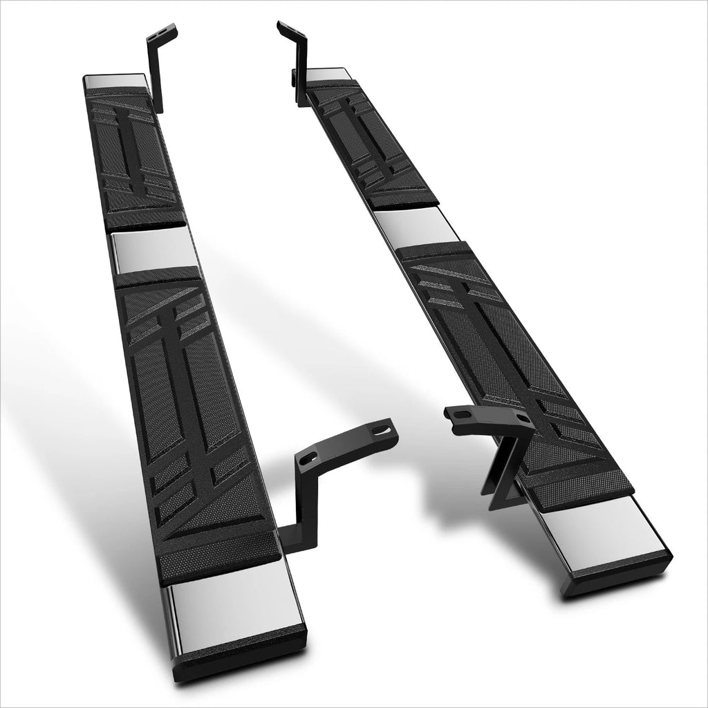 Set of 2 Polished Side Step Nerf Bars for Toyota 4Runner (2010–2024)