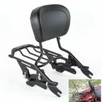 Sissy Bar Backrest Luggage Rack for Harley Touring Models (2014–2025)