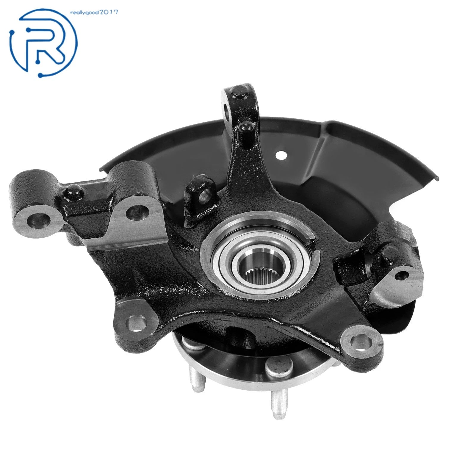 Front Right Steering Knuckle & Wheel Hub Bearing for Ford Edge (2011-2014)