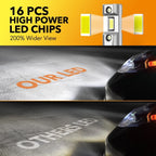 H11 LED Headlight Bulb Fog Light for Honda Civic CR-V Odyssey (2016–2021)