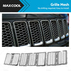 Front Grill Mesh Grille Insert Cover Kit for Jeep Grand Cherokee (2014–2016)