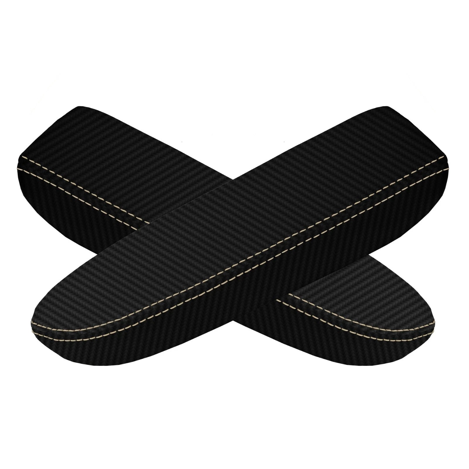 Armrest Door Panel Cover for Lexus GX 470 (2003–2007) Carbon Beige Stitch