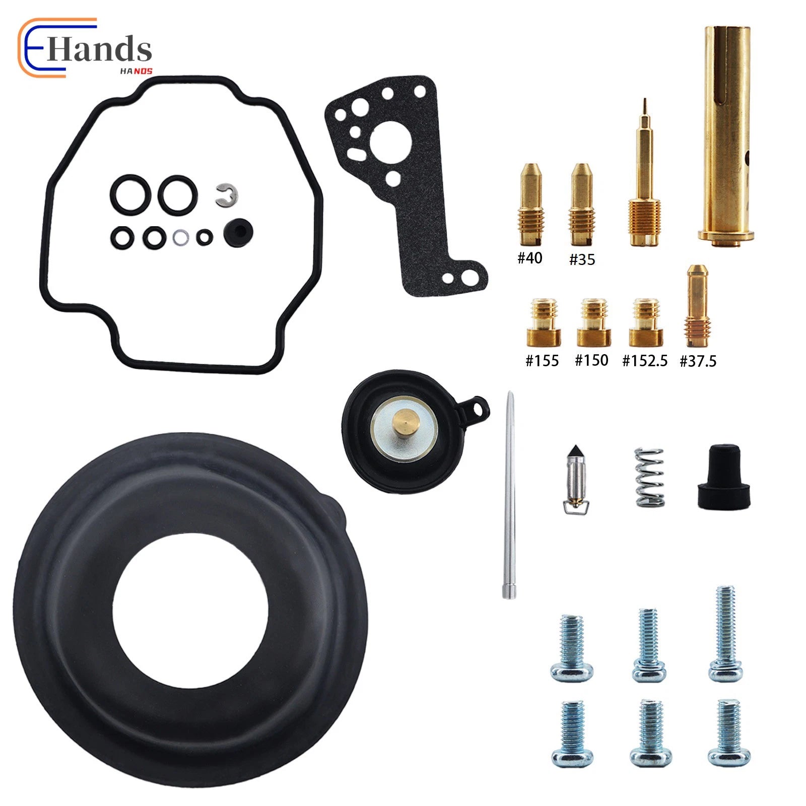 Carburetor Rebuild Kit for Yamaha VMX12 V-MAX 1200, XVZ1300, Venture, Virago, XV400