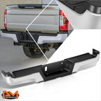 Rear Step Pad Bumper w/License Plate Lights Chrome for Ford F-250 F-350 (2017–2022)
