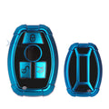 Blue TPU Remote Key Fob Cover Shell for Mercedes B C E G SLK (2011–2016)