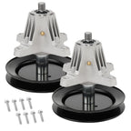 2X Spindle w/ Bolts 618-04822 for MTD LTX1040 LTX1042 LTX1045 LT1500 LT2000