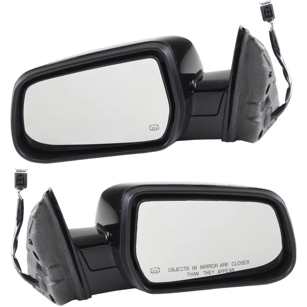 Set of 2 Heated Mirrors for Chevrolet Equinox (2010–2017) Paintable OE Replacement