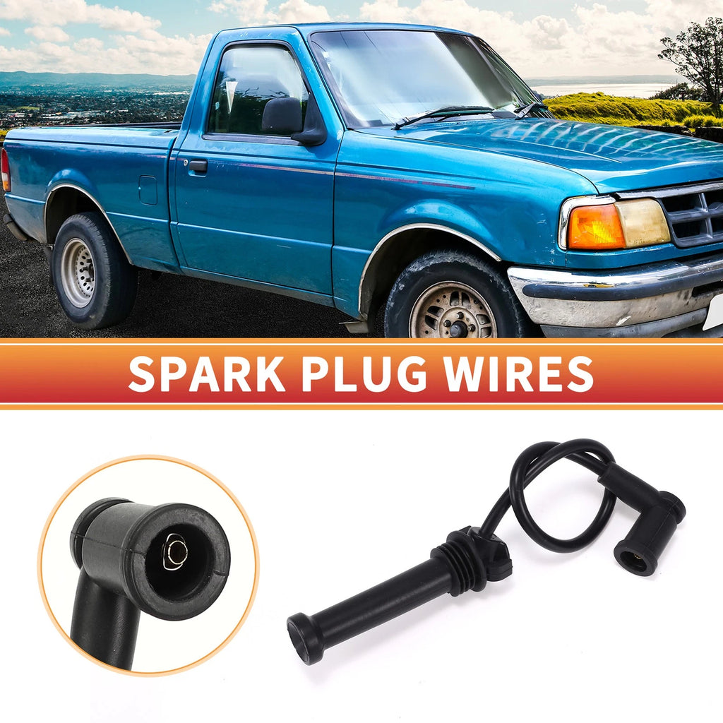 Set of 4 Spark Plug Wire Ignition Coil Cables for Ford Ranger L4 2.3L (2001–2007)