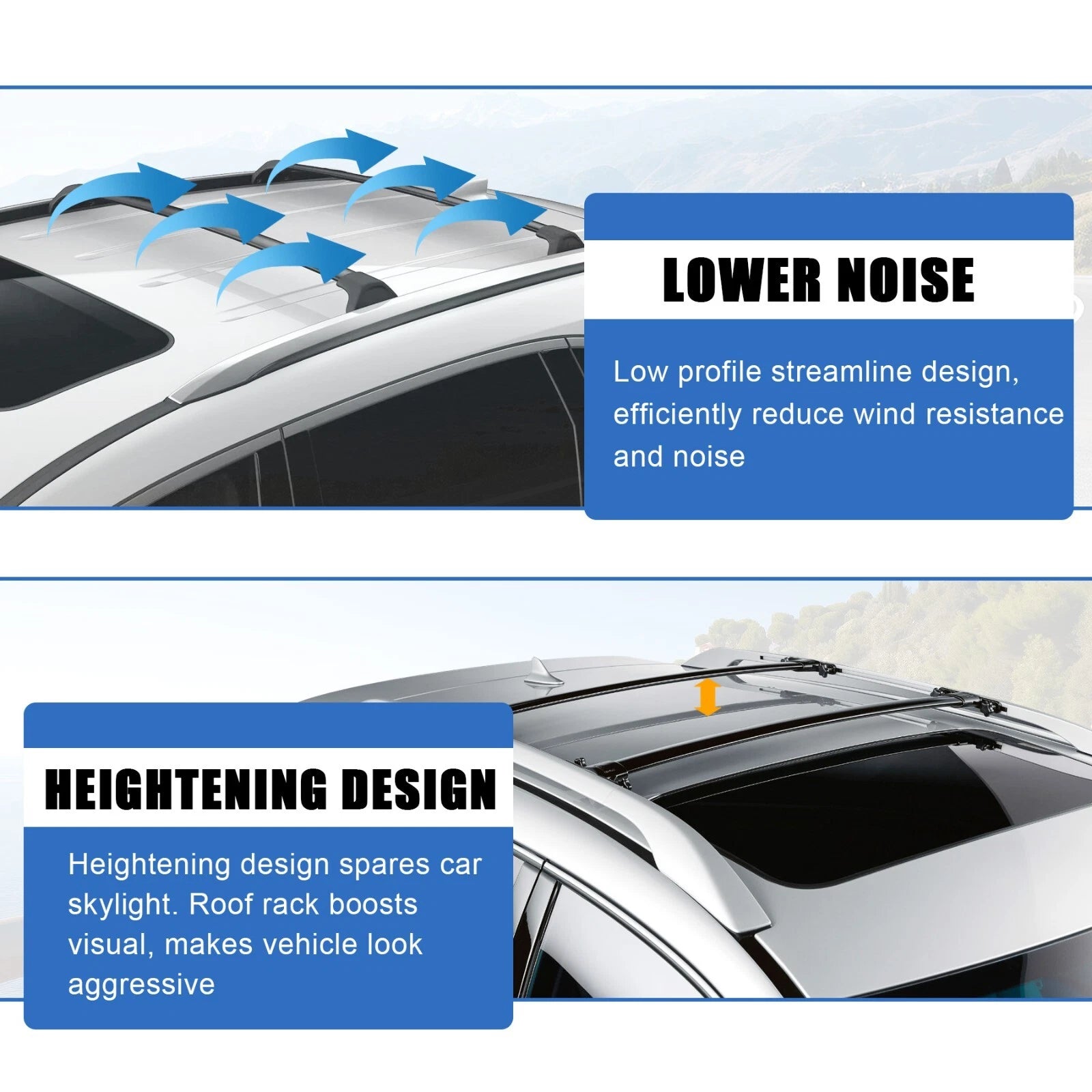 Roof Rack Cross Bars for Honda CR-V (2007-2011)