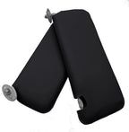 Sunvisors Cover Skin for Scion TC (2005–2010) Gray Stitch PVC Leather
