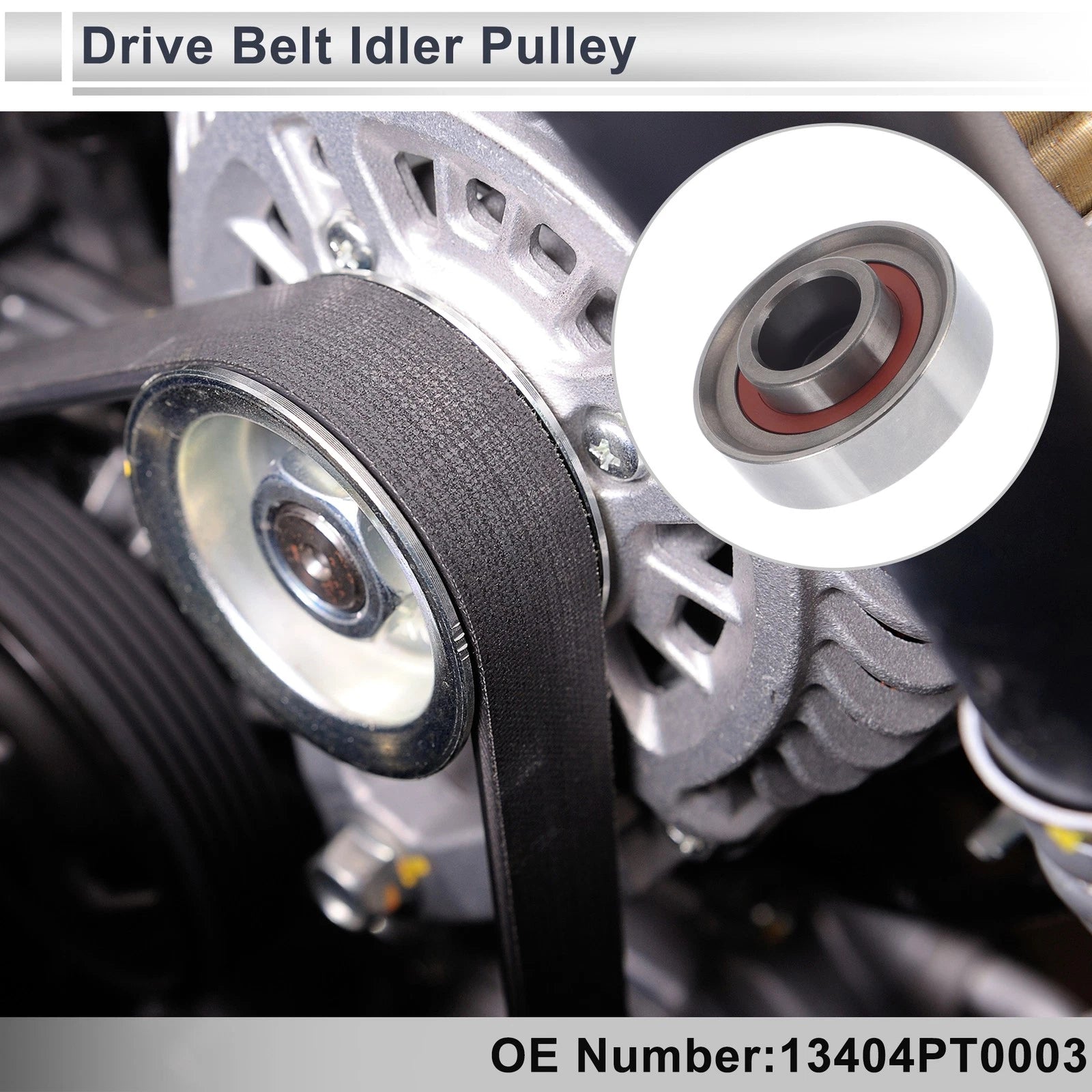 Drive Belt Idler Pulley for Honda Accord (1998–2002) No. 13404PT0003