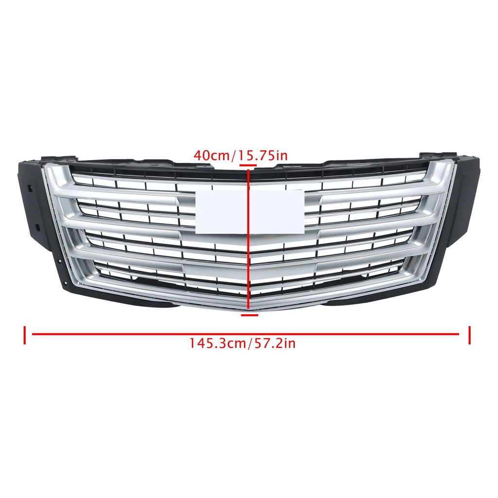 Chrome Front Upper Bumper Grille for Cadillac Escalade (2015–2020)