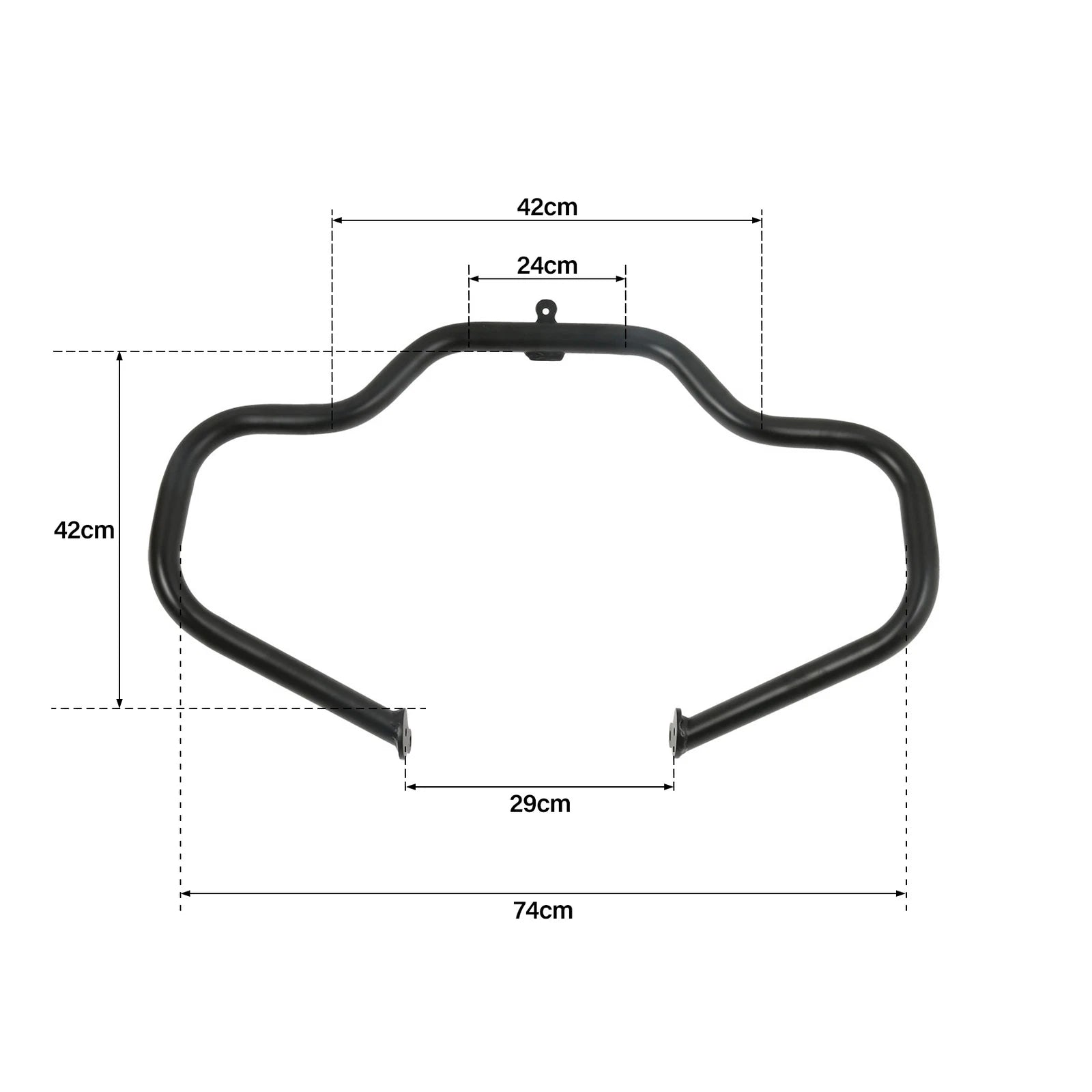 1X Engine Guard Crash Bar for Harley Electra Road Glide (2009–2024)