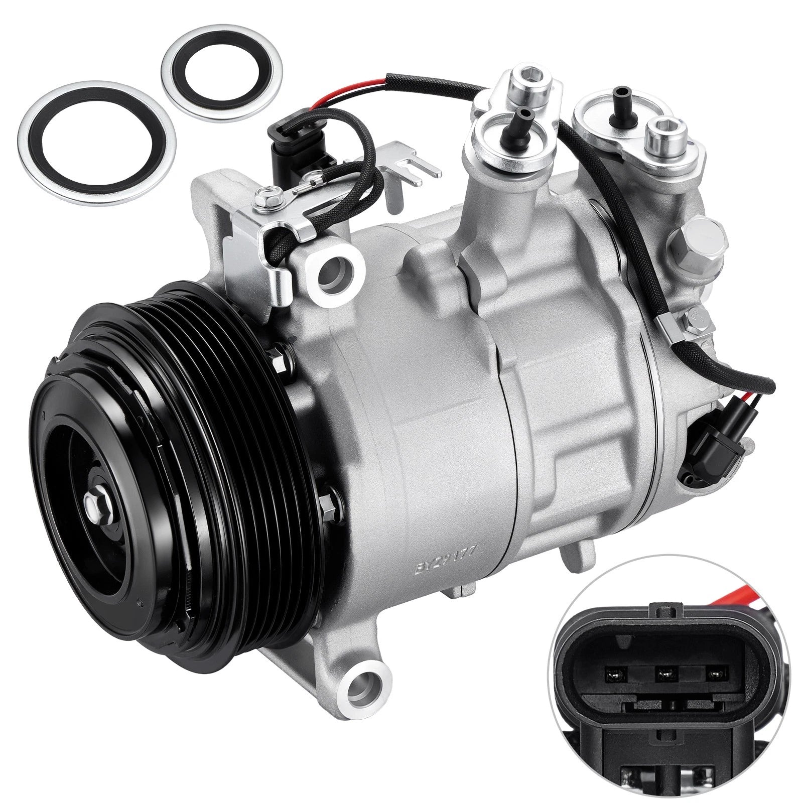 A/C Compressor w/Clutch for Mercedes-Benz C-Class (2015–2021) CO 11590C