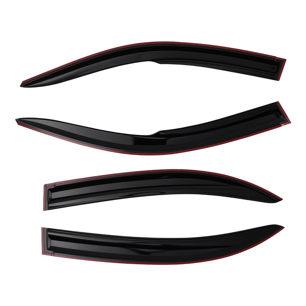 Set of 4 Window Rain Guard Visors for Honda Civic 4Door (2001–2005)