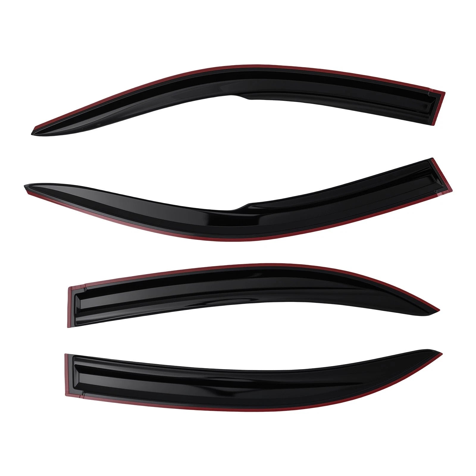 Set of 4 Window Rain Guard Visors for Honda Civic 4Door (2001–2005)