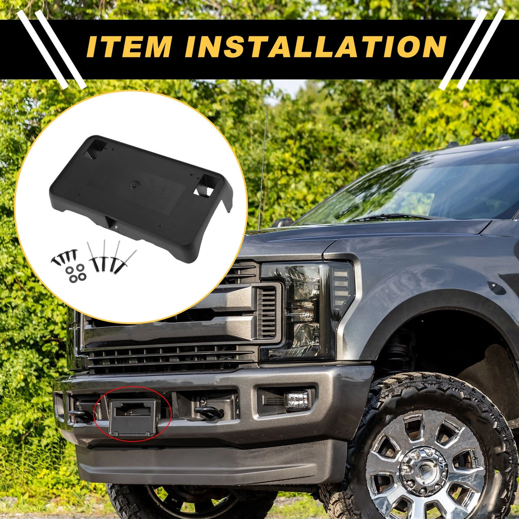 License Plate Bracket Holder for Chevrolet Silverado 1500 (2016–2018) Set of 1