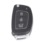 3-Button Remote Smart Key Fob Shell Cover for Hyundai Santa Fe (2013-2014)