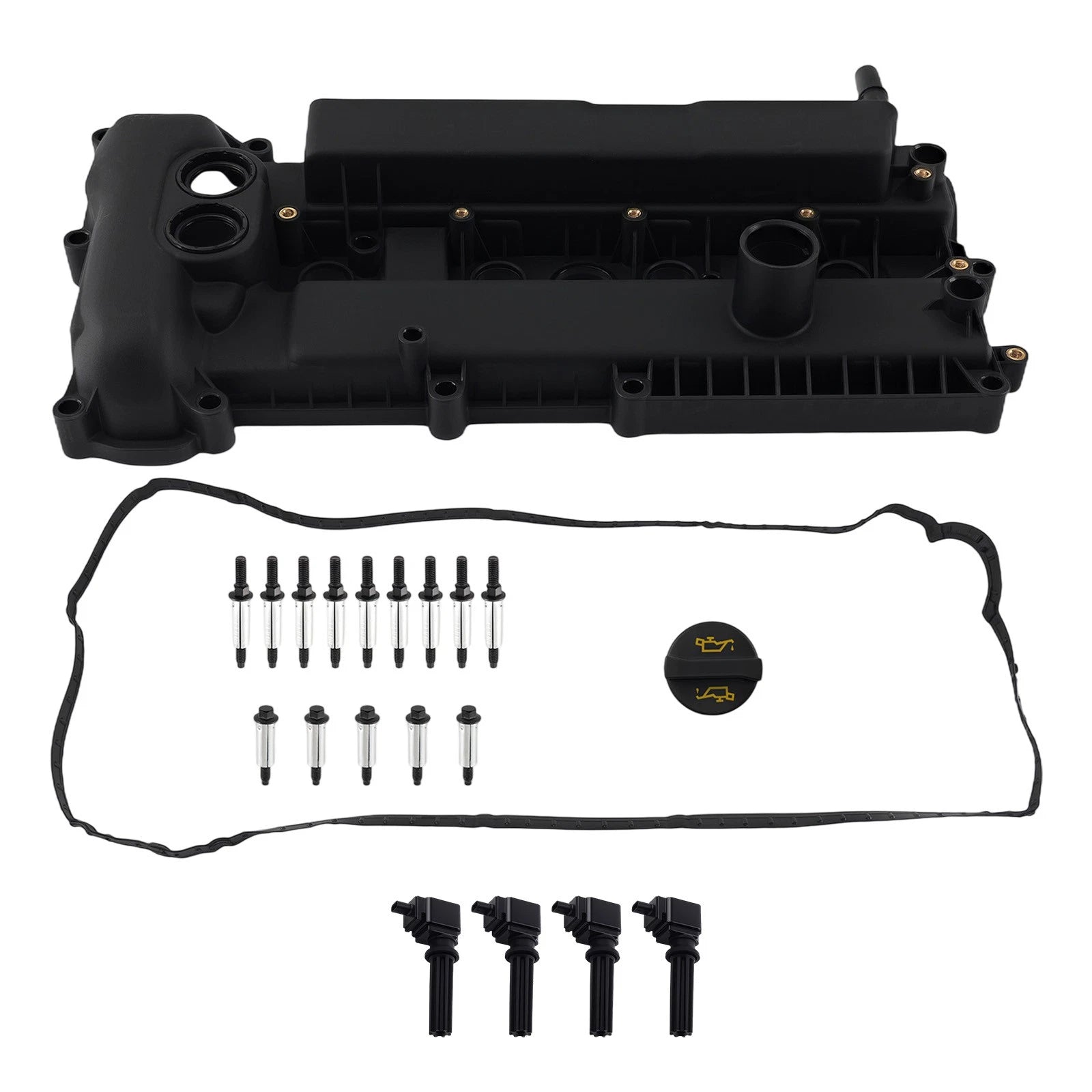 Engine Valve Cover & Ignition Coil for Ford Focus, Escape (2012–2021)