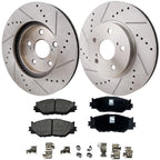 Front Brake Disc Rotors and Pads Kit for Lexus IS250 (2008–2015)