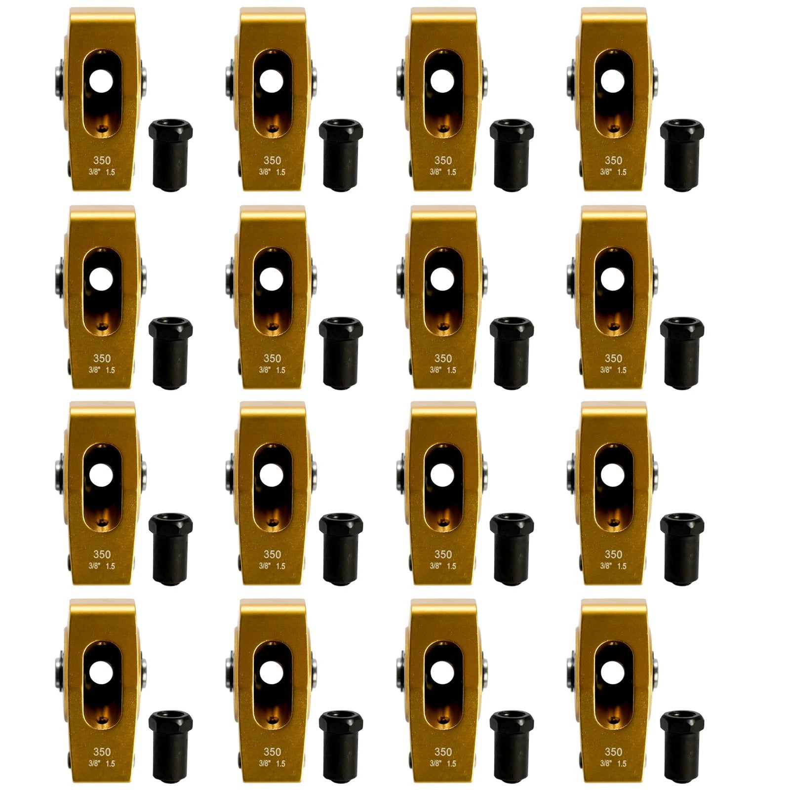 Set of 1.5 Ratio Roller Rocker Arms for Chevy SBC Gen I (1960–1985)