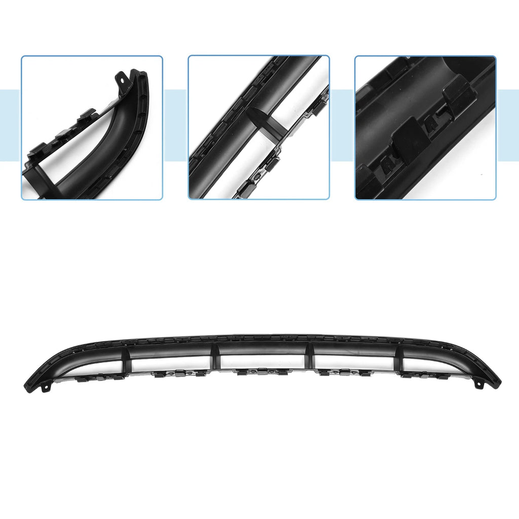 Front Lower Hood Bumper Grille for Audi Q7 (2010–2015) Black Sport Style