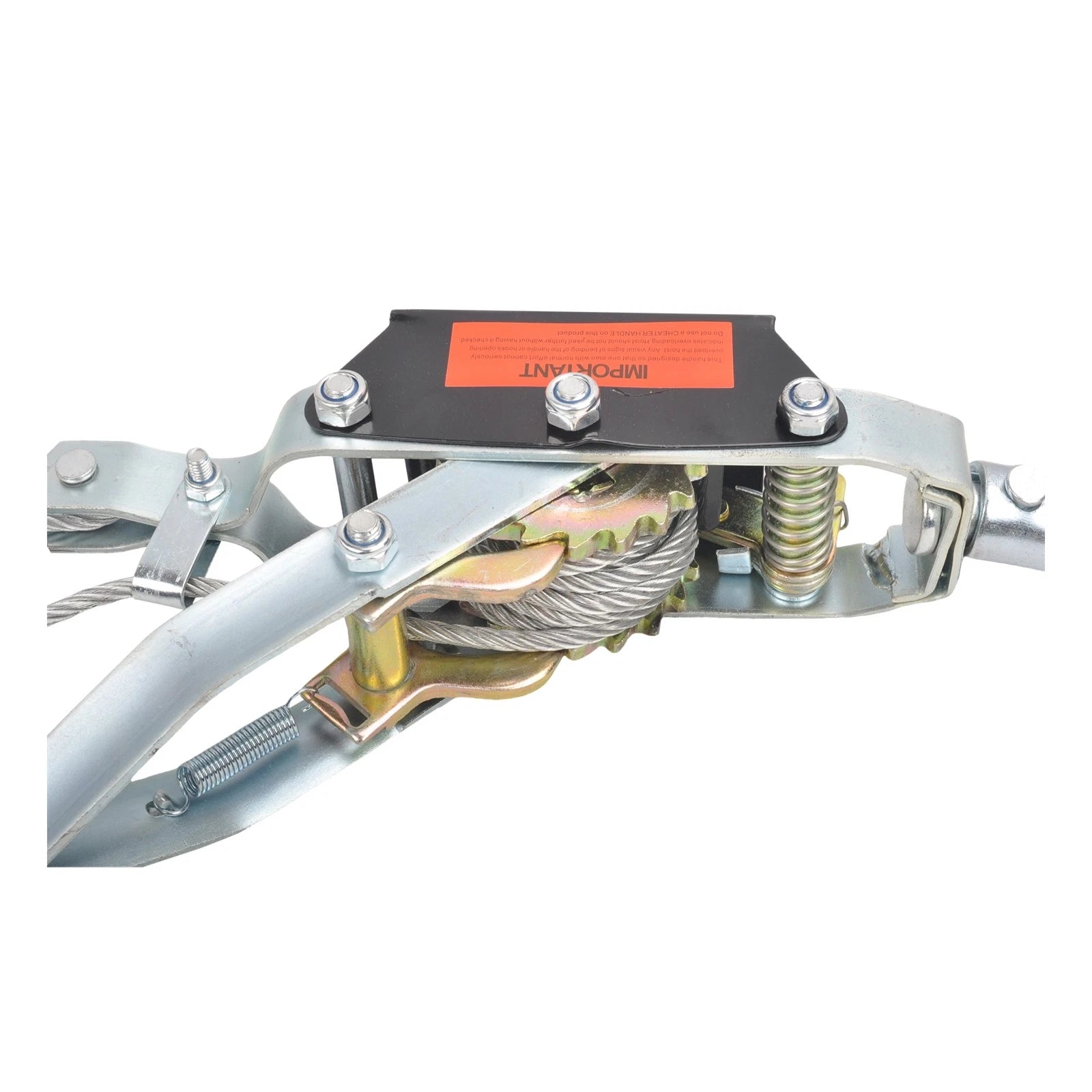 4'' x 36'' Axle Tie Down Strap with Heavy Duty Double Gear