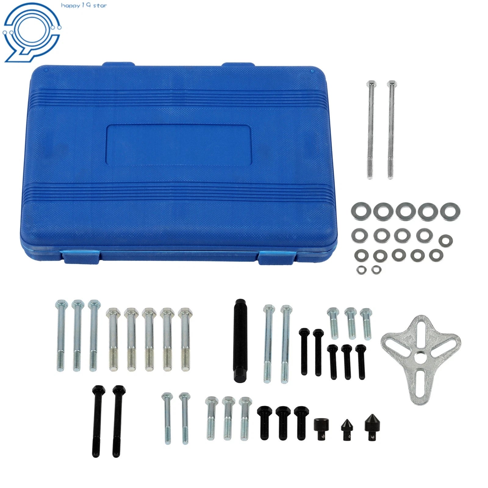 46-Piece Harmonic Balancer Puller Set for Universal Applications