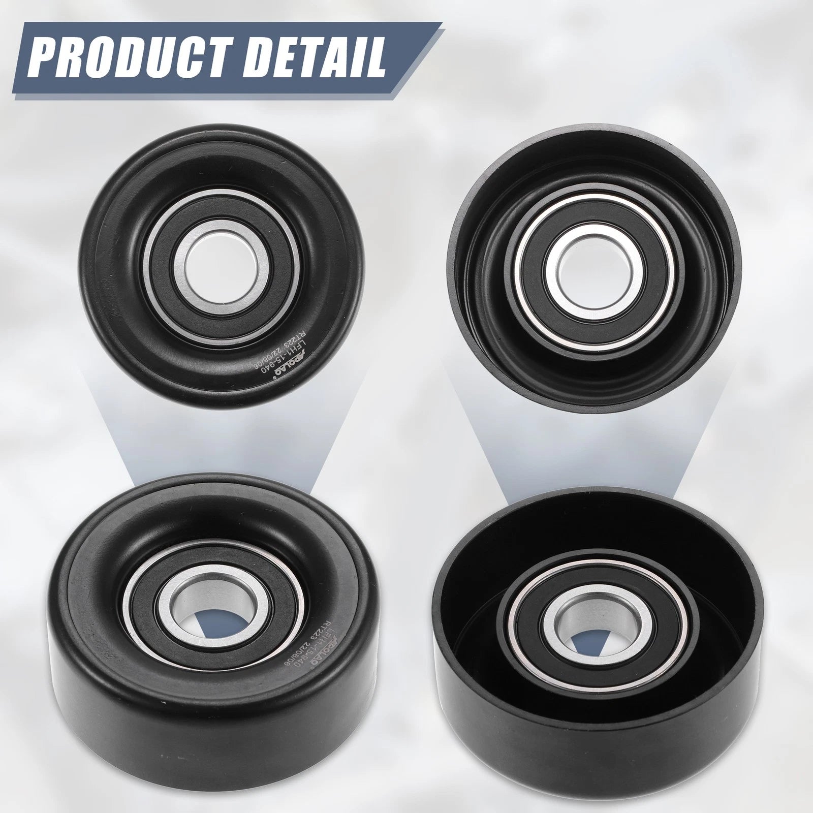Drive Belt Idler Pulley for Mazda 3 2.3L (2007–2013) LFH115940A