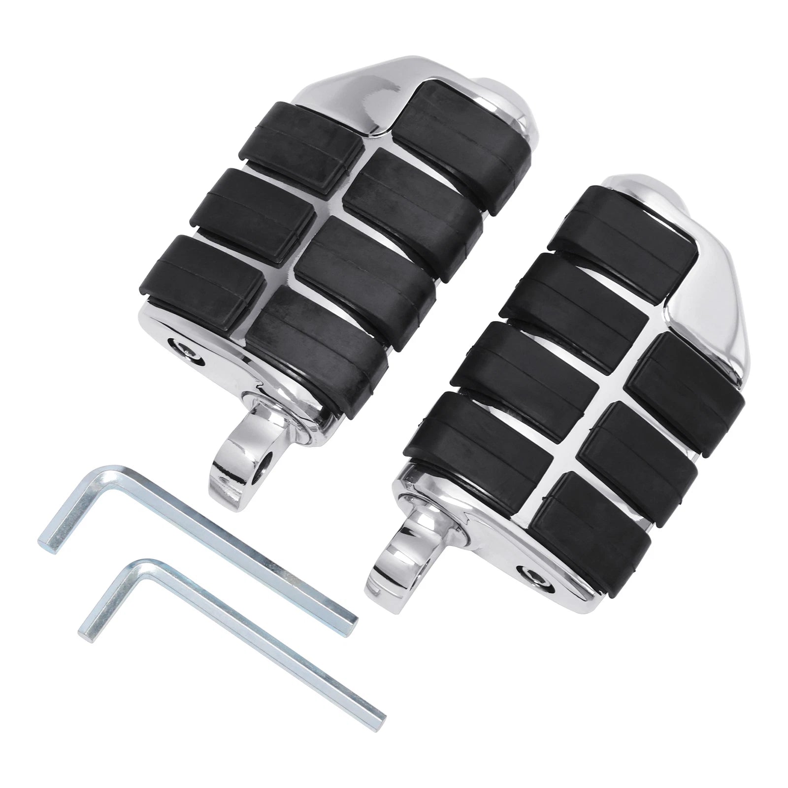 Anti Vibration Rubber FootRest Pegs for Harley Softail Dyna Touring