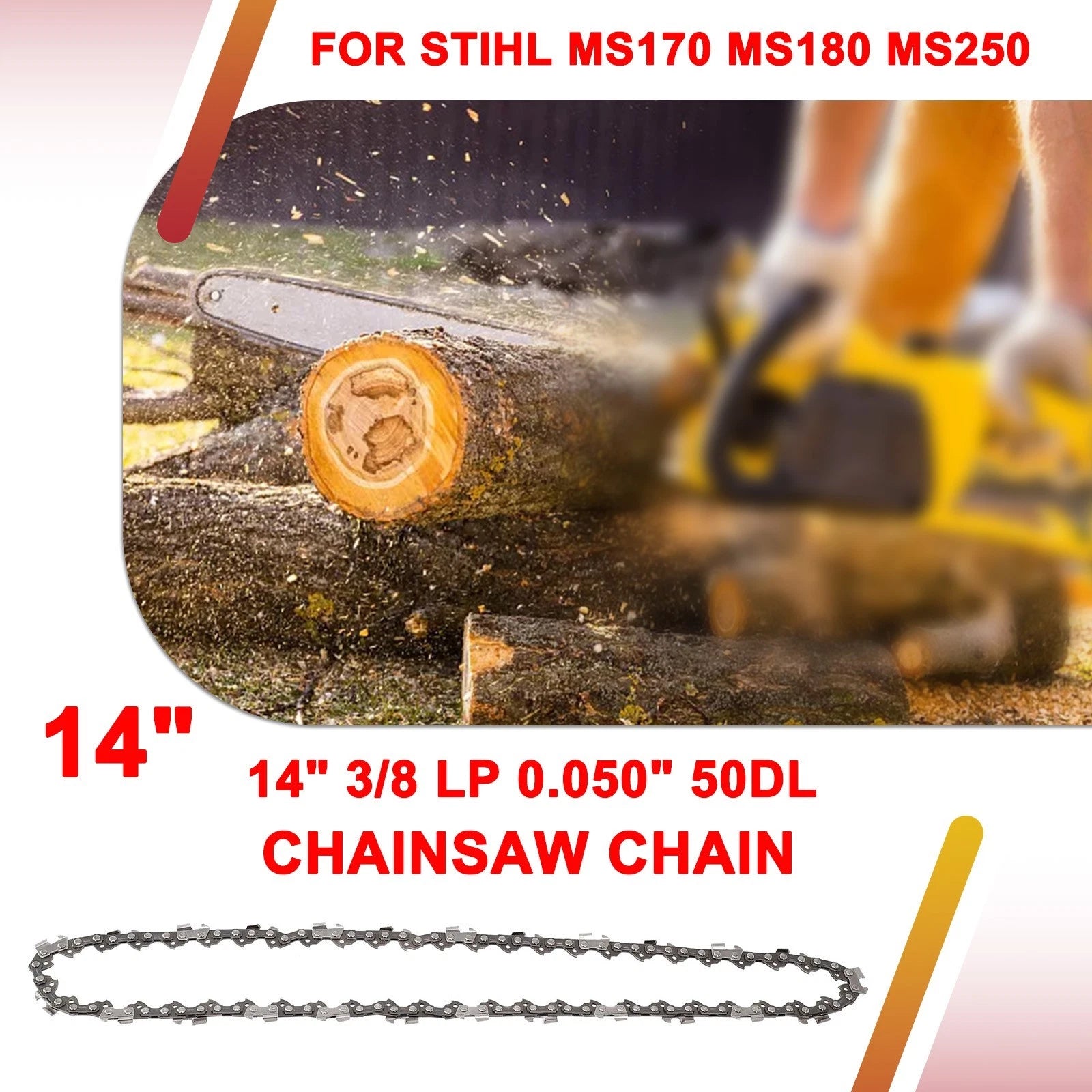 Chainsaw Saw Chain for M Series (14in Bar Size)