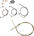 Handlebar Cable/Brake Line Kit for Harley Softail (12" - 14") - Quick Connect